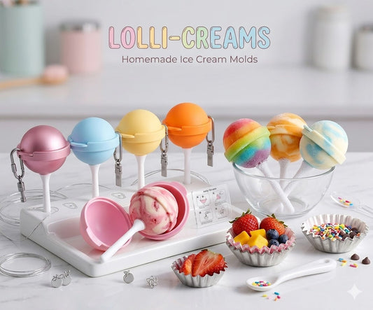 Lollipop Homemade Popsicle Molds (5 Pcs)
