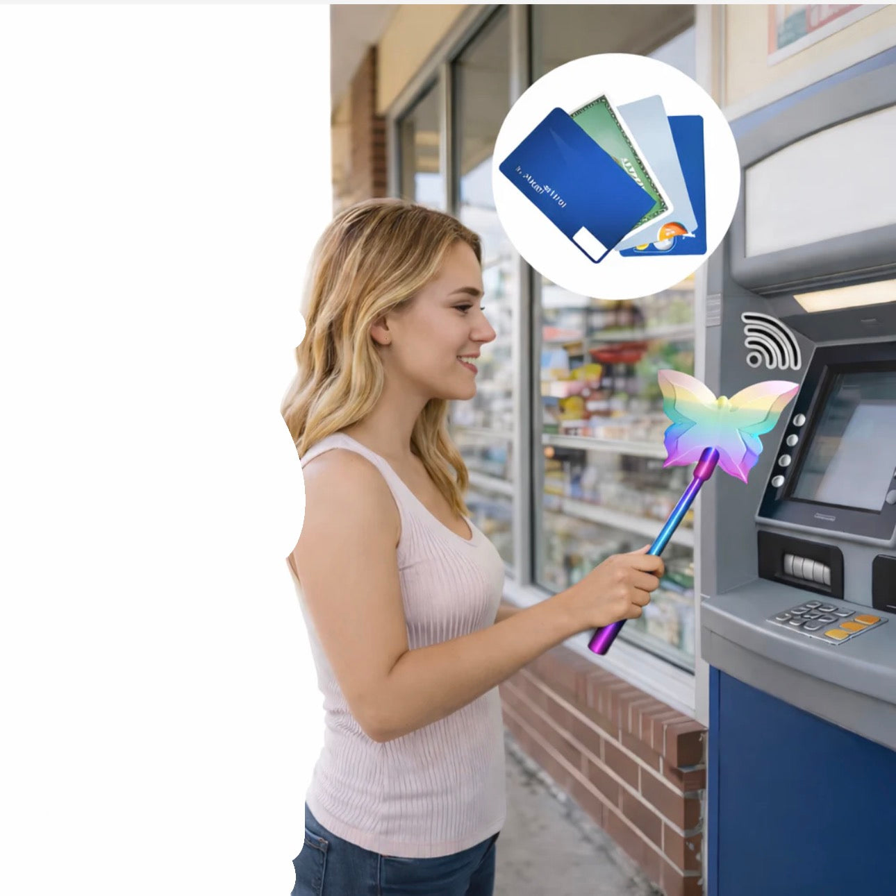 Magic Wand Credit Card Holder